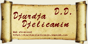 Đurđa Đelićanin vizit kartica